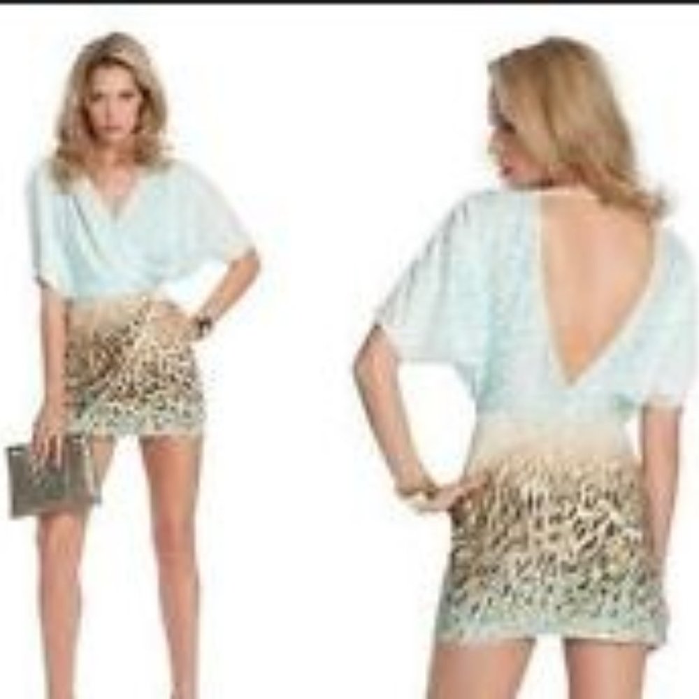 ISO - Marciano FATALE LEOPARD WRAP DRESS